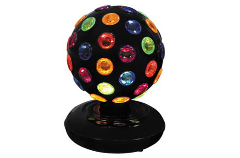 6 inch black disco light